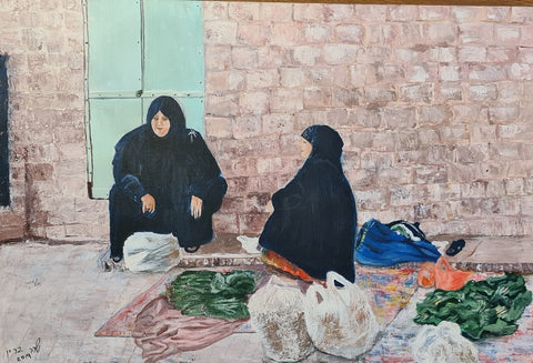שרה ברין | Sarah Brin, Acrylic on canvas, 40 by 60 cm