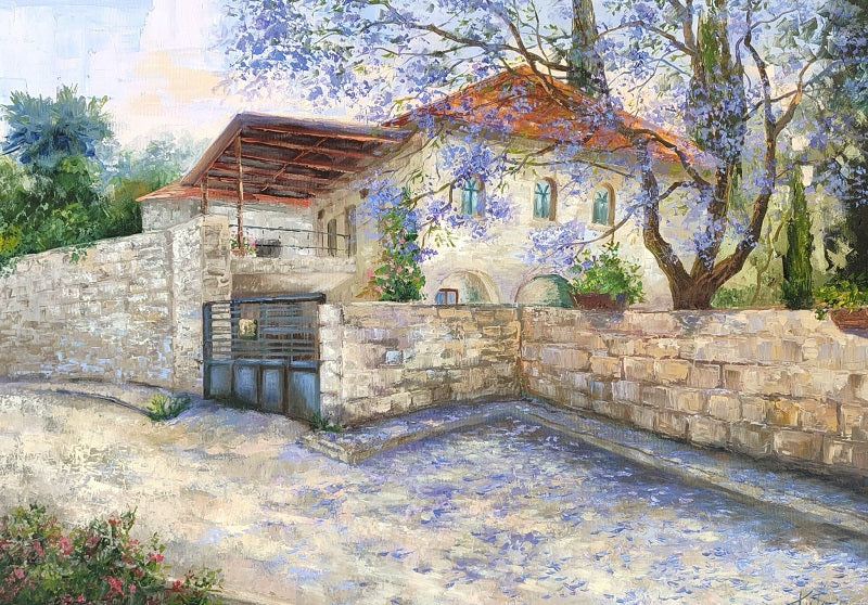 אולגה קושניר | Olga Kushnir, Oil on canvas, 50 by 70 cm