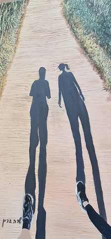 שרה ברין | Sarah Brin, Oil on canvas, 60 by 30 cm