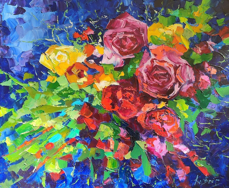 אולגה קושניר | Olga Kushnir, Oil on canvas, 40 by 50 cm