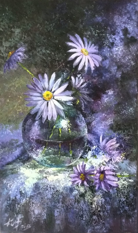 אולגה קושניר | Olga Kushnir, Oil on canvas, 50 by 30 cm