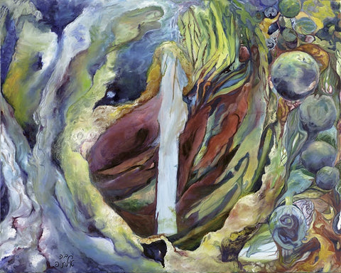 אילת פולק | Ayelet Polak, Oil on canvas, 80 by 100 cm