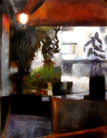 מוטי שובל | Motti Shoval, Dry pastel on paper, 65 by 50 cm