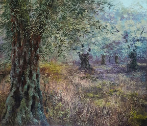 אולגה קושניר | Olga Kushnir, Oil on canvas, 70 by 70 cm