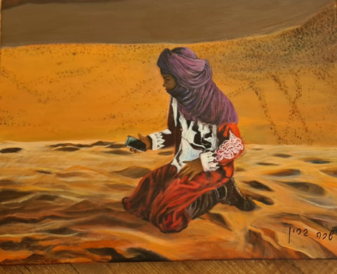 שרה ברין | Sarah Brin, Oil on canvas, 40 by 50 cm