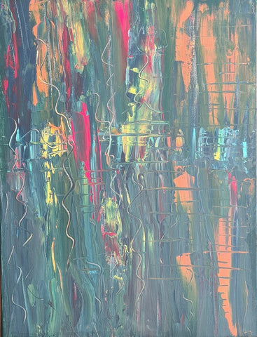שרה ברין | Sarah Brin, Acrylic on canvas, 40 by 30 cm