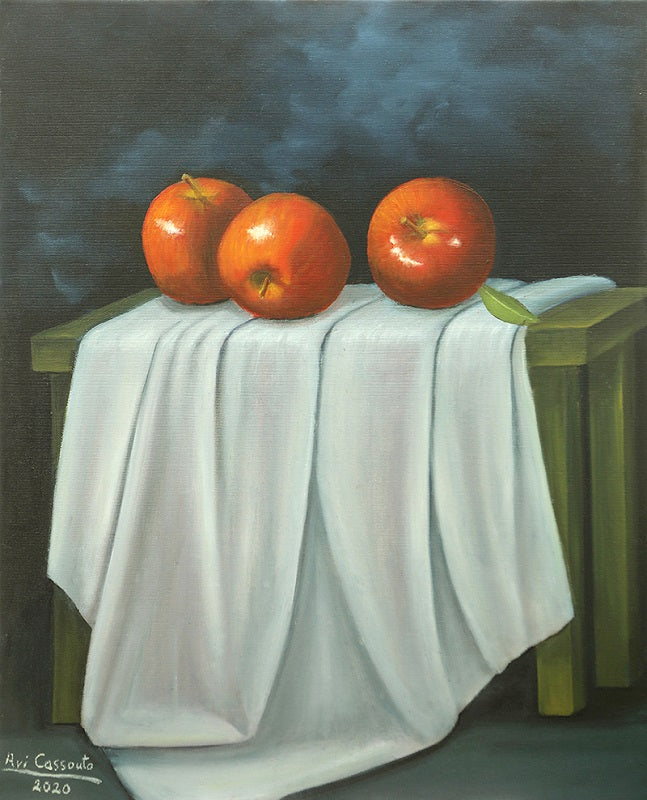 אבי קסוטו | Avi Cassouto, Oil on canvas, 60 by 50 cm
