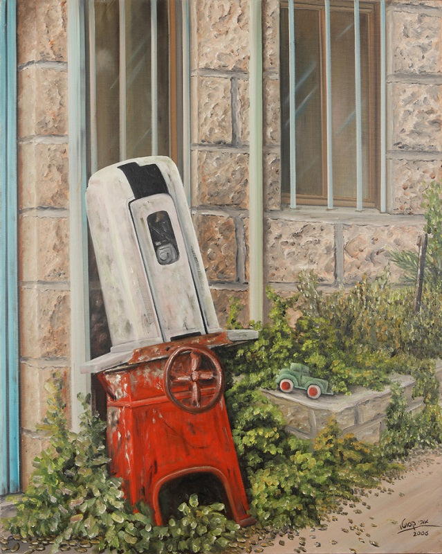 אבי קסוטו | Avi Cassouto, Oil on canvas, 80 by 60 cm