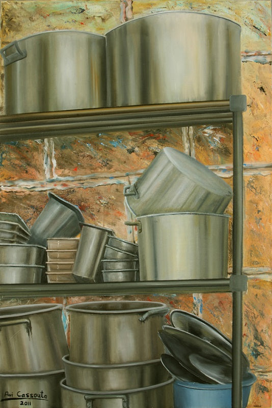 אבי קסוטו | Avi Cassouto, Oil on canvas, 90 by 60 cm