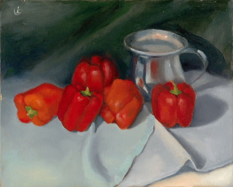 אלה שמעוני | Ella Shimoni, oil on canvas, 40 by 50 cm