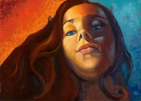 אלה שמעוני | Ella Shimoni, Oil on canvas, 50 by 70 cm